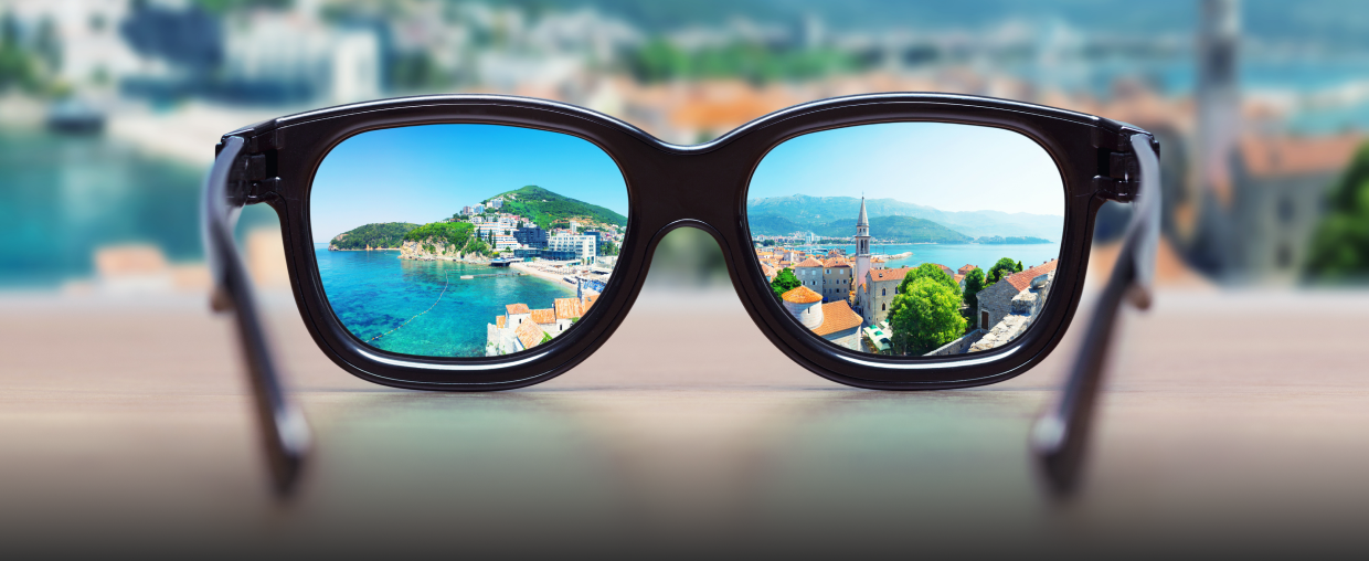 일반적으로 가까운 곳은 잘 보이지만, 먼거리는 잘 안보이는 눈의 상태